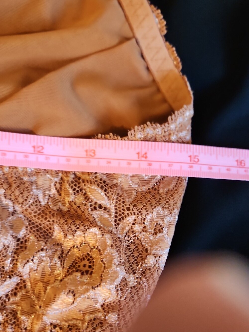 EUC Cosabella Lace Curvy Plungie Longline Bralette in Cinnamon Italy Sz M - Picture 10 of 12